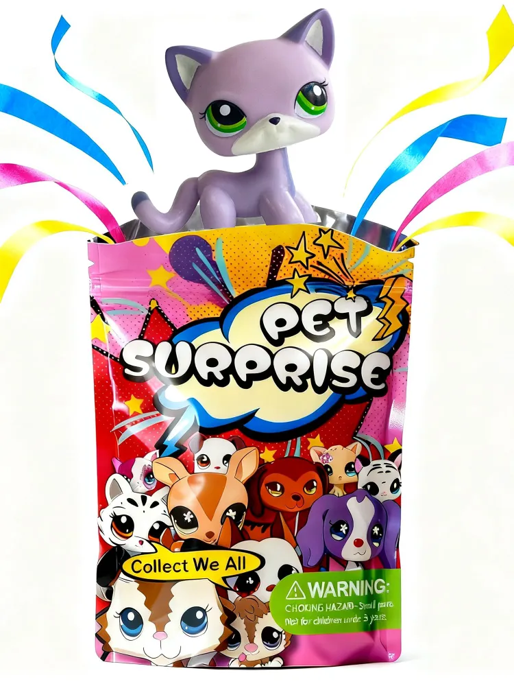 Pet Shop #2094,лпс игрушки,Короткошерстная кошка,подарок для девочки(С упаковочным пакетом), вариант
