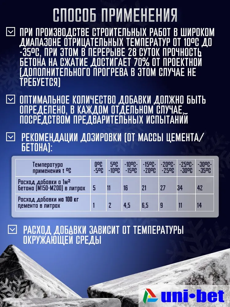 Противоморозная добавка в бетон раствор пластификатор для бетона 5л, 5 л, фото 5