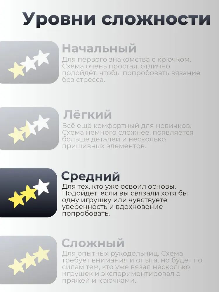 Набор для вязания Беззубик крючком, вариант, фото 4