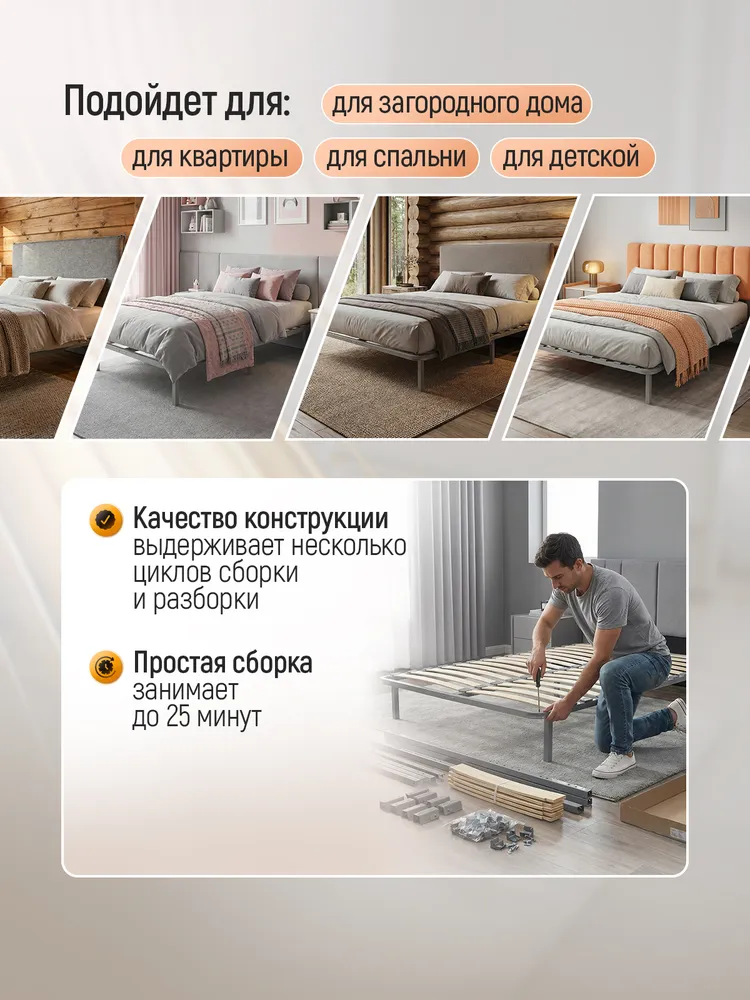 Основание для кровати 180х200, ортопедическое, 180x200, фото 4
