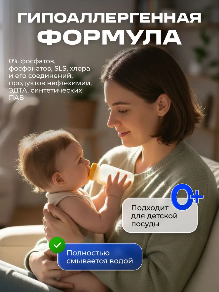 Средство для мытья посуды SMART FOX гель с ароматом Сочный лимон, 5 л, 5 л, фото 4