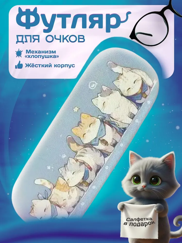 Футляр для очков твердый, вариант