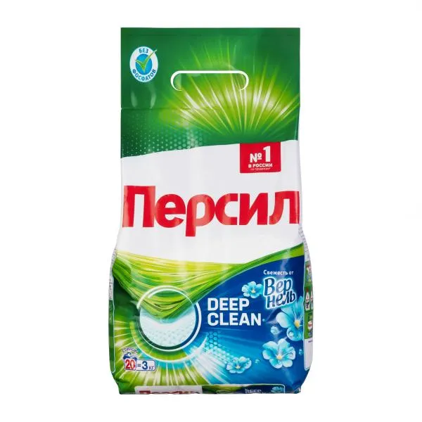 Стиральный порошок Персил Свежесть от Вернель для белого белья автомат 3кг, 3 кг