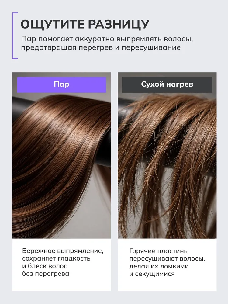 FELFRI FHD-06 Выпрямитель для волос, белый, серебристый, белый, фото 4
