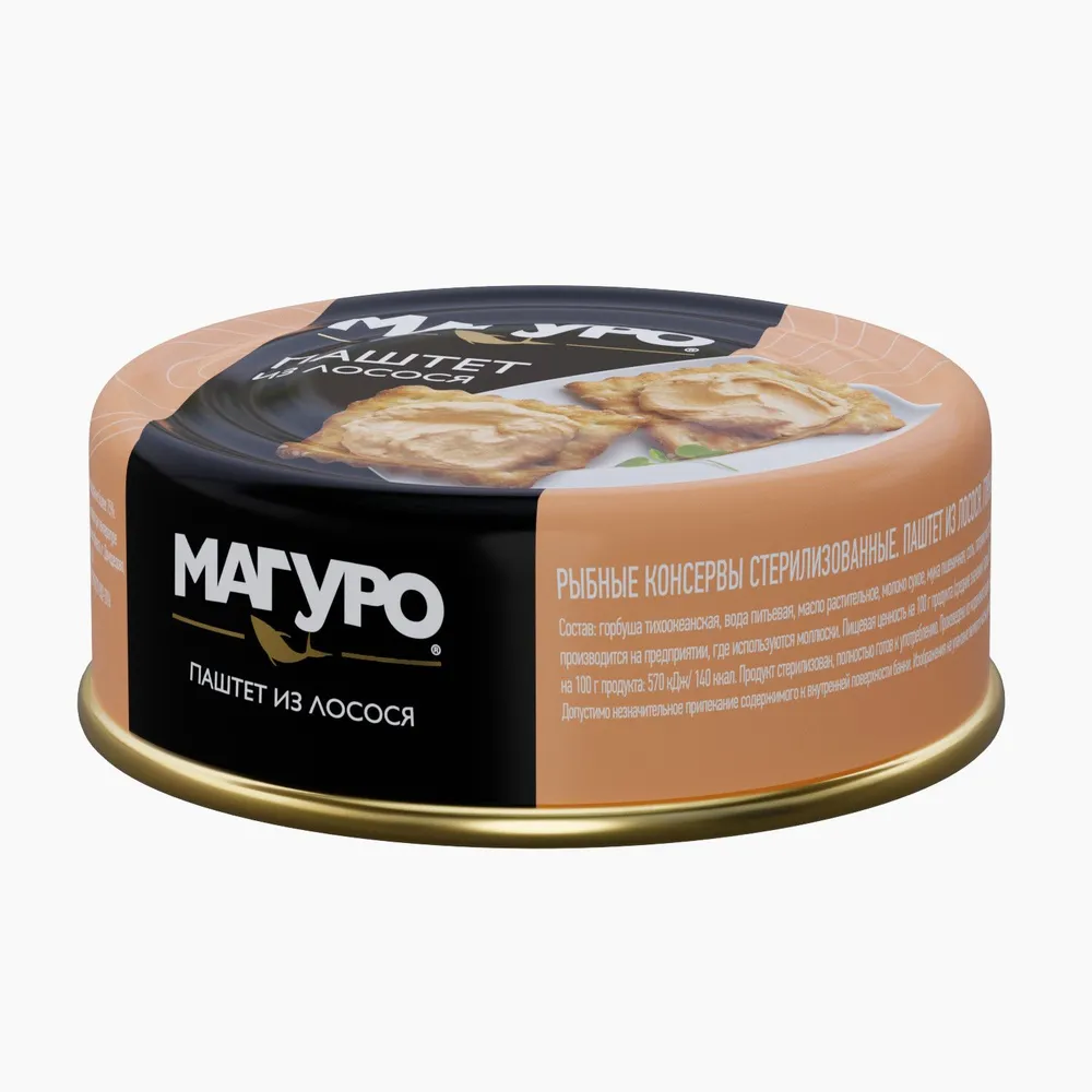 Паштет Магуро из лосося, 90 г, 90 г, фото 2