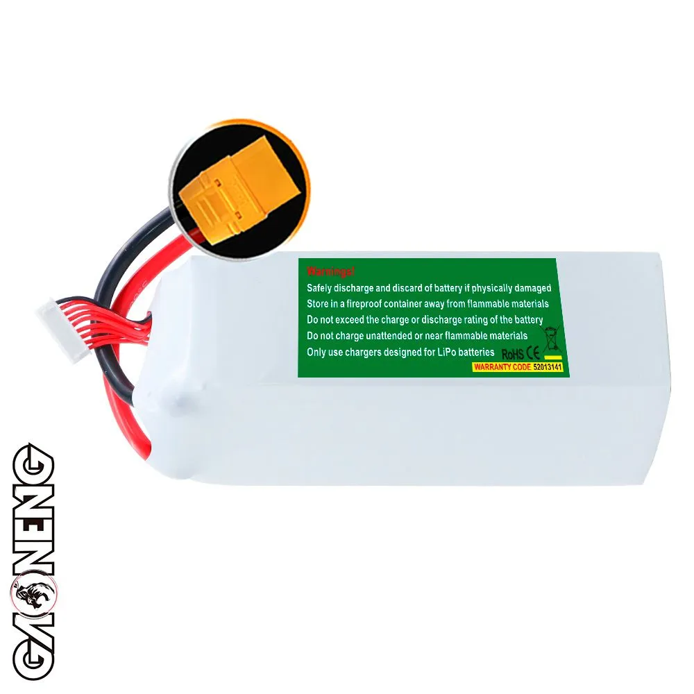 Аккумулятор Li-po Gaoneng GNB 10000mah 8S1P 29.6V 70C 87x55x182mm, 10000 мАч, фото 4