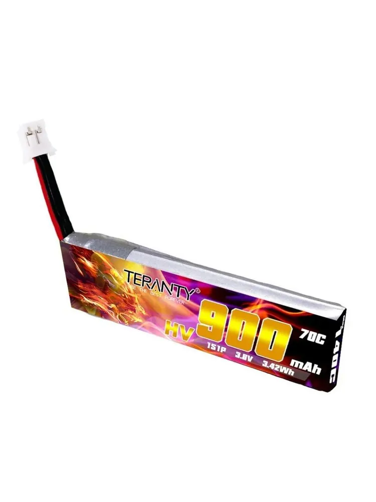 1шт/уп TREANTY 1S 900MAH 3.8 V 70C Max 140C Высоковольтная литиевая батарея для FPV, 1 шт, 900 мАч