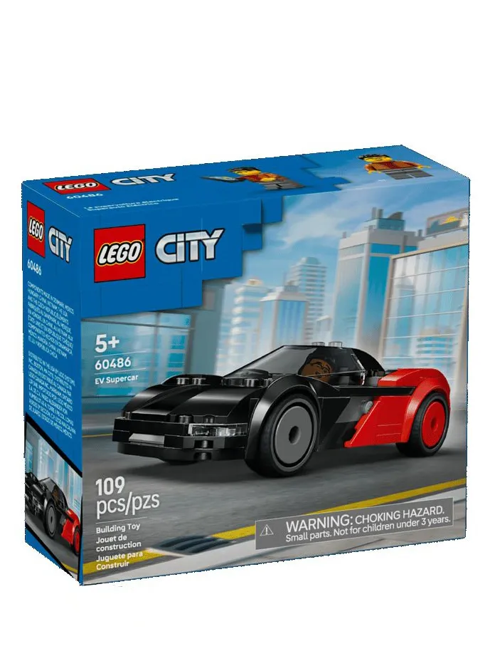 Конструктор LEGO City Электрический суперкар, возраст от 5+, 60486, вариант