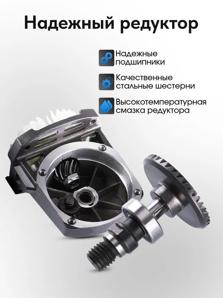 Болгарка аккумуляторная бесщеточная DESOON 20В, 125 мм, 2 АКБ 4.0Ач в кейсе, с набором 8шт DSAG20VDR, 8 шт, фото 6