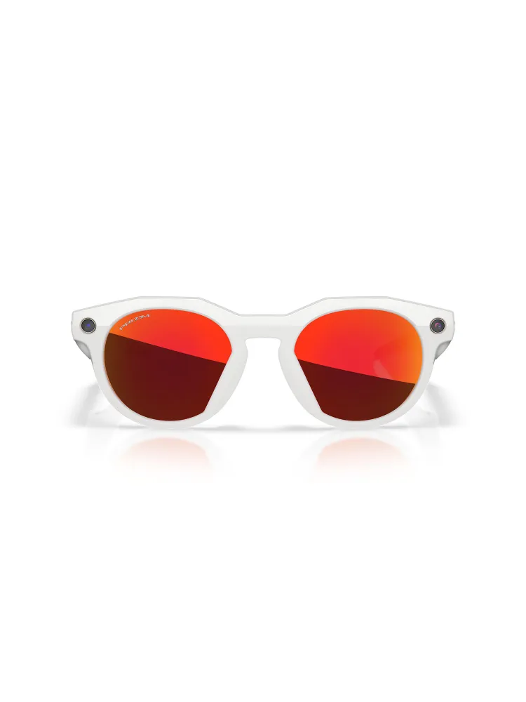 Умные очки Oakley HSTN, линзы PRIZM Ruby, оправа Warm Grey / Meta*, серый, фото 3