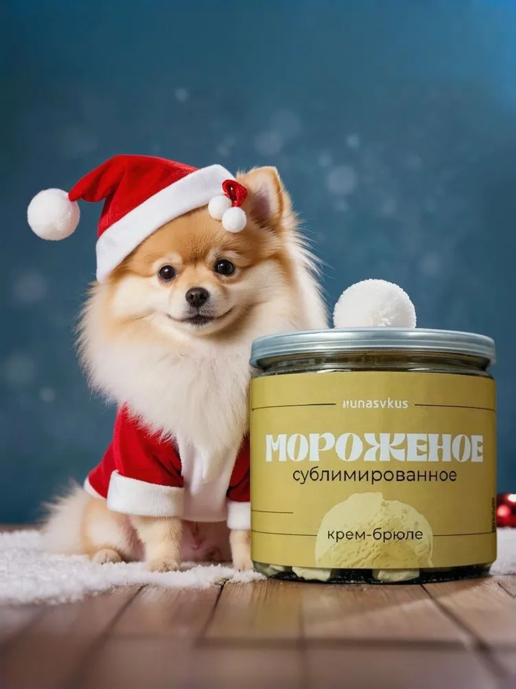 Сублимированное мороженое пломбир " крем-брюле " 35гр, 35 г, фото 6