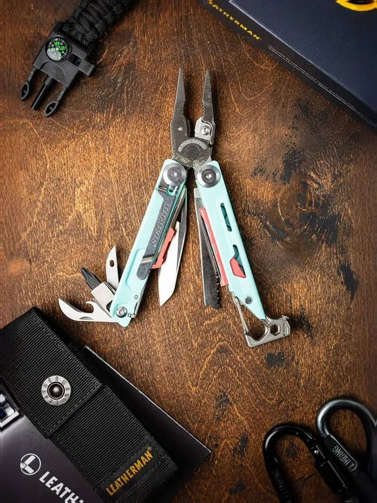Мультитул Leatherman Signal Aqua & Silver 833187, 19 инструментов, серебристый, фото 2