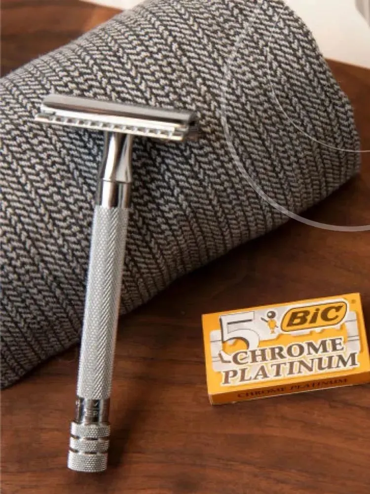 Лезвия для Т-образного станка BIC Chrome Platinum, двусторонние, 100 штук в упаковке ( Будет отправлена одна коробка.), вариант, фото 5