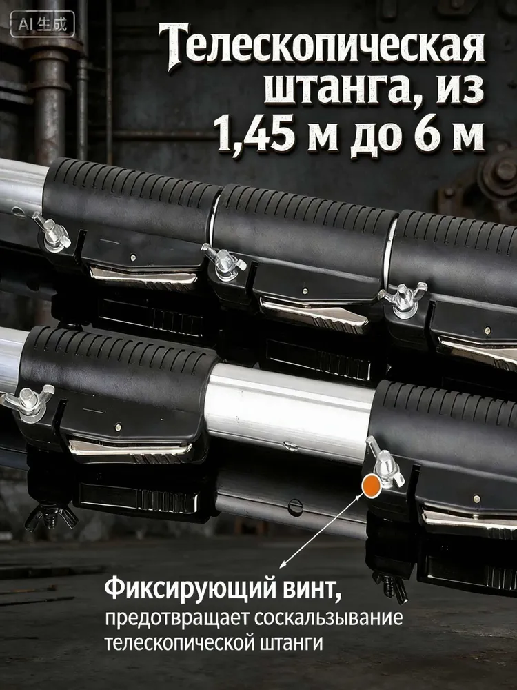 Скребок-ледоруб для уборки снега 79 см алюминий, вариант, фото 4