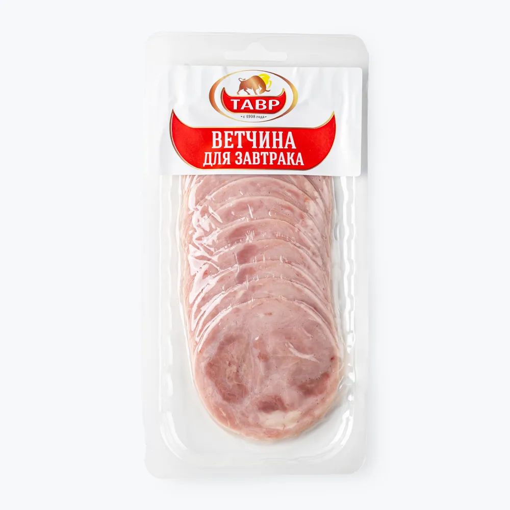 Ветчина для завтрака 100 г, Тавр, нарезка, 100 г