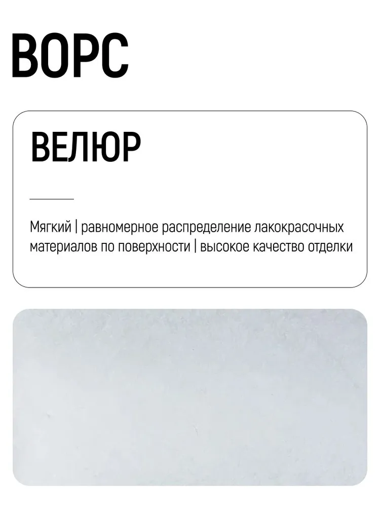 Валик велюровый 230 мм для вододисперсионных масляных красок грунтовок лаков диаметр 40/48 мм бюгель 6 мм ворс 4 мм FIT, 230, фото 4
