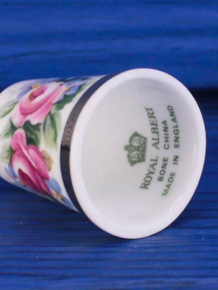 Royal Albert наперсток Thimbles of the Worlds Greatest Porcelain Houses, винтажный, коллекционный, вариант, фото 3