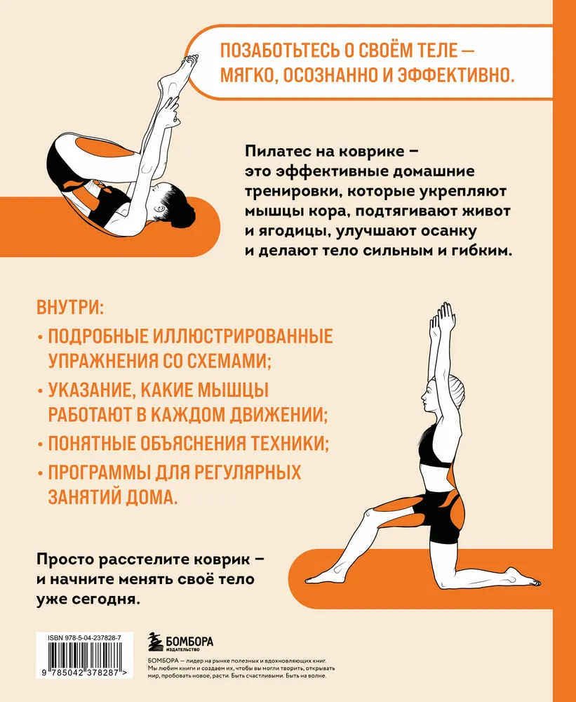 Пилатес на коврике. Иллюстрированная практика для комфортных домашних тренировок | Лаббок Элисон, вариант, фото 5