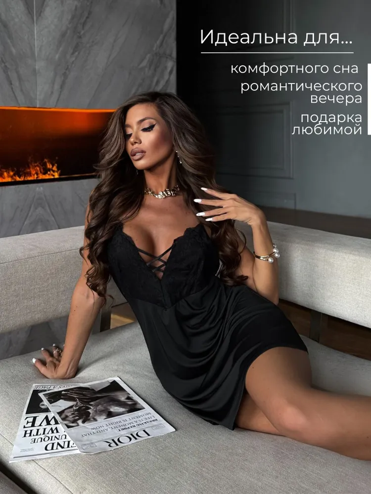 Ночная сорочка Makelovesy кружевные сорочки, вариант, фото 5