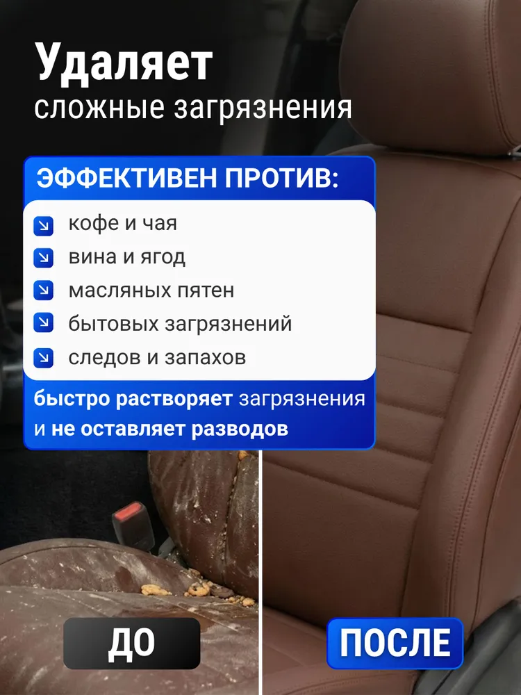 Очиститель салона автомобиля 0,5 л, 500 мл, фото 2