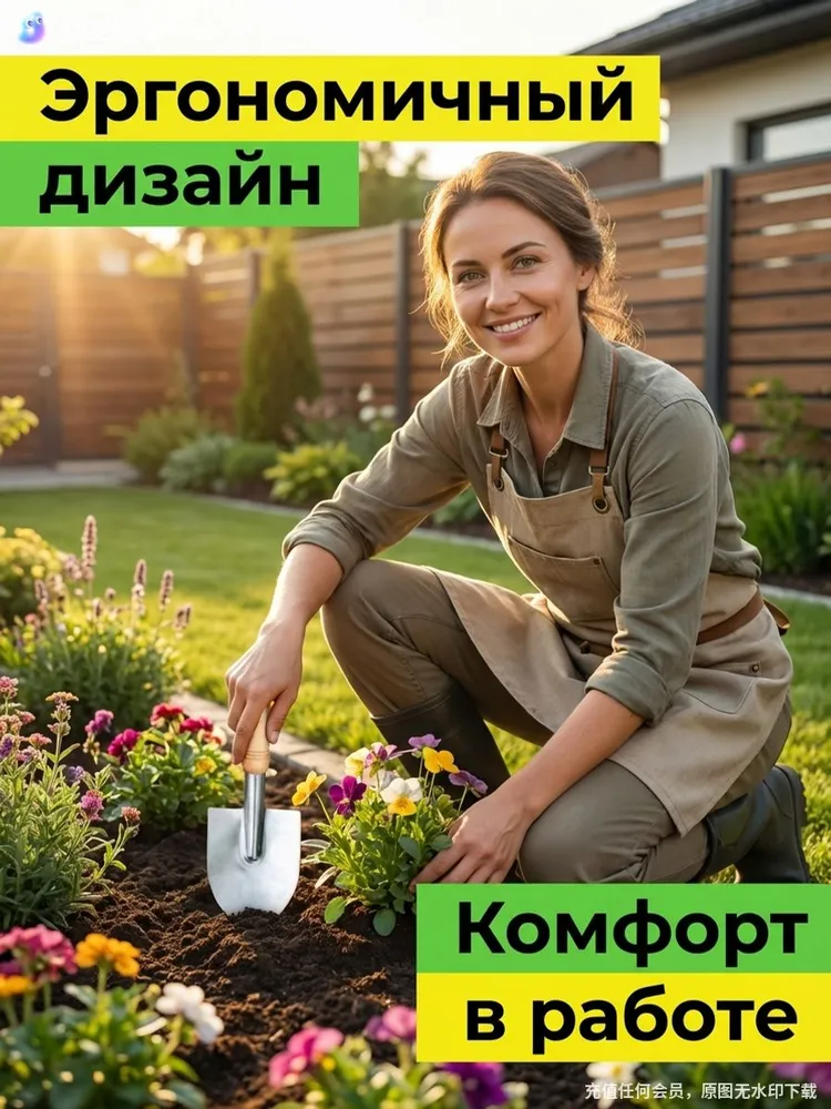 Совок садовый 30 см металл серебристый, серебристый, фото 5