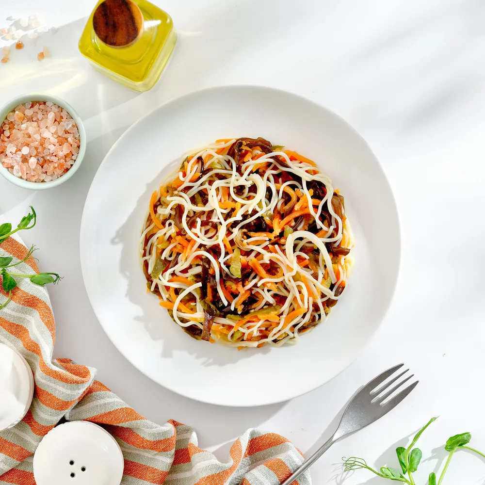 Салат Фунчоза по-корейски с грибами, 150 г, Самое время, 150 г, фото 2
