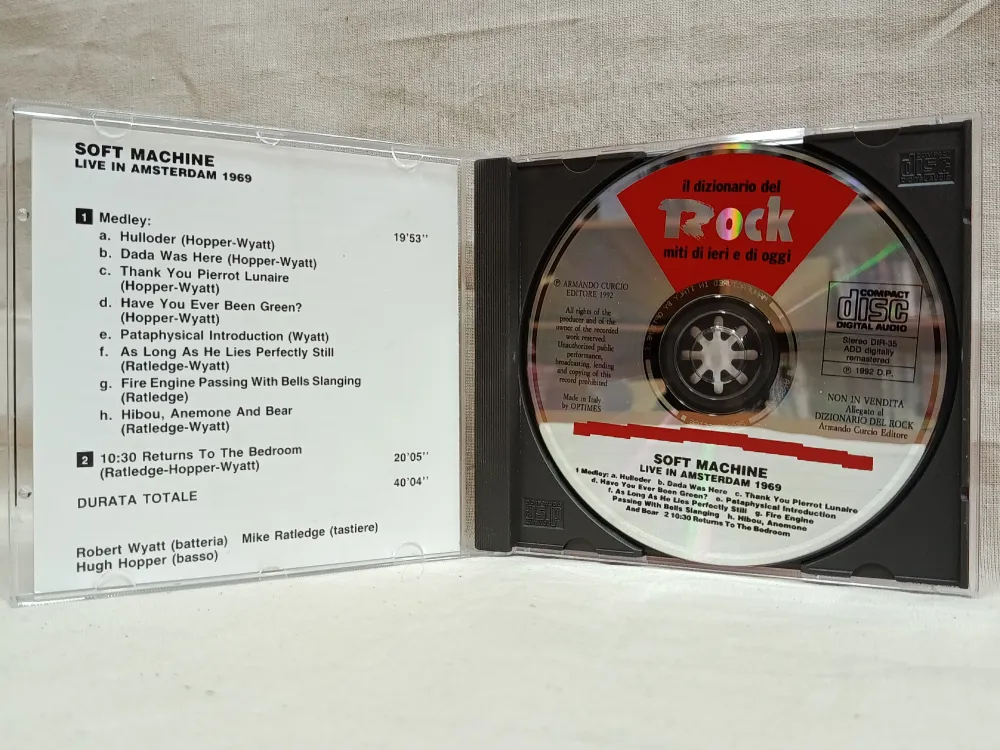 Soft machine - Live in Amsterdam 1969 концерт на CD, вариант, фото 4
