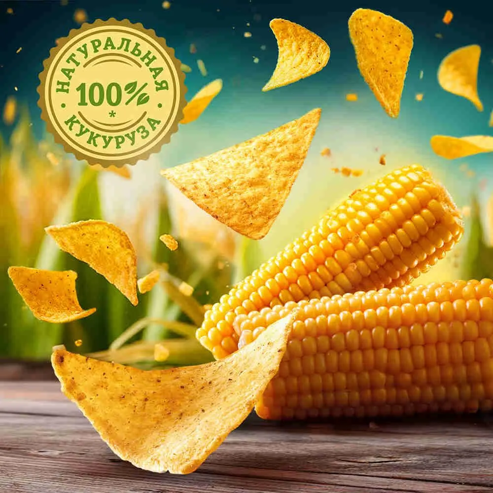 Чипсы кукурузные начос Delicados Nachos со вкусом сыра, 150 г, 150 г, фото 2