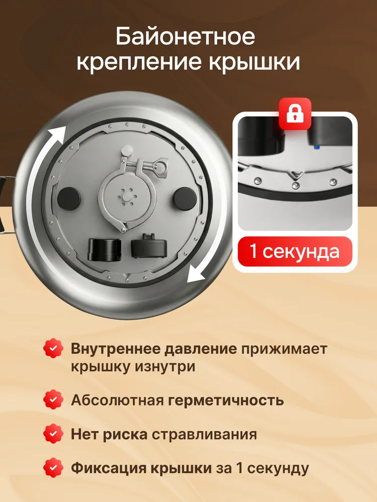 Автоклав домашний Wein 2 М для консервирования 48л / Консерватор для тушенки Вейн 2 М, 2 м, 48 л, фото 2