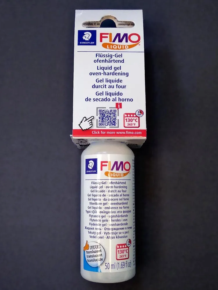 Декоративный гель Fimo Liquid 8050-00 BK (50 мл) - для склеивания и создания эффектов, 50 мл, фото 2