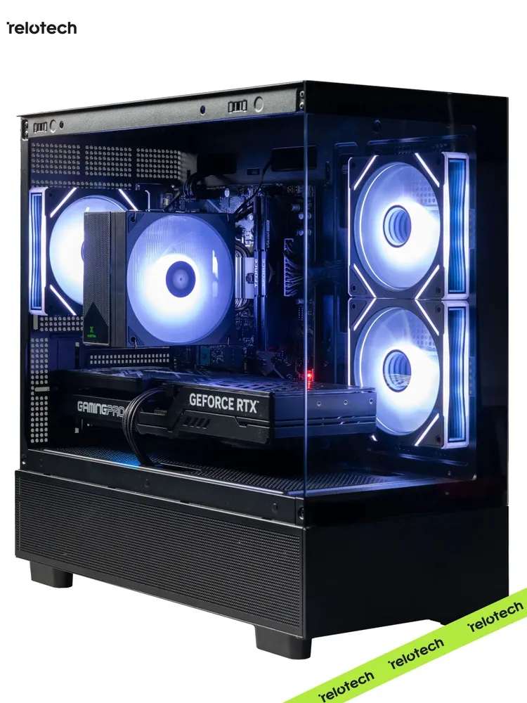 Relotech Системный блок (AMD Ryzen 7 5700X, RAM 32 ГБ, SSD 1000 ГБ, NVIDIA GeForce RTX 5060 Ti (16 Гб), Windows 11 Pro), черный, 32 ГБ, 1000 ГБ, фото 6