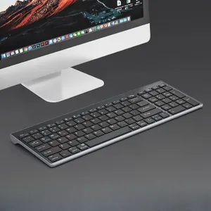 Клавиатура беспроводная Бесшумная клавиатура USB Bluetooth,Ore Grey Подобрали для вас