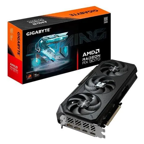 Gigabyte Видеокарта Radeon RX 9070 Radeon RX 9070 GAMING 16GB 16 ГБ