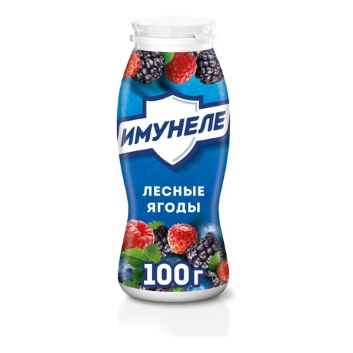 Напиток Имунеле кисломолочный Лесные ягоды 1,2% охлажденный 100 г