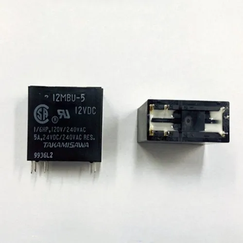 Реле мощности Такамисава VB12MBU-5 6 контактный 12 В постоянного тока 5 А