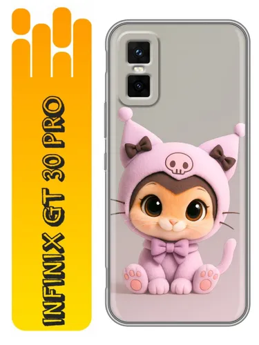 Чехол для Infinix GT 30 Pro с принтом для девочек на Инфиникс ГТ 30 Про
