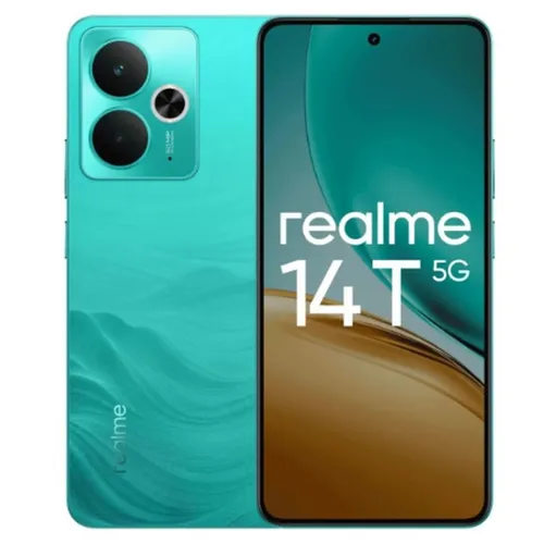 realme Смартфон 14T 5G 6941764459762 12/256 ГБ, Nano-SIM, зеленый