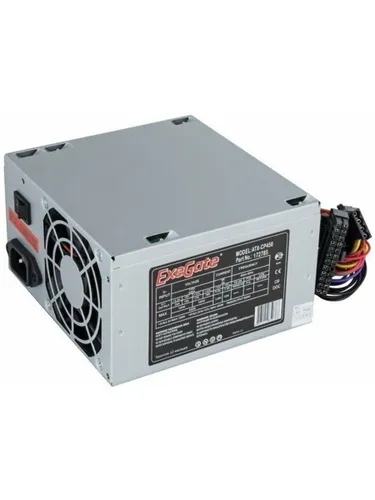 ExeGate EX172785RUS-S Блок питания 450W CP450 (ATX, SC, 8cm fan, 24pin, (4+4)pin, PCI-E, 3xSATA, 2xI