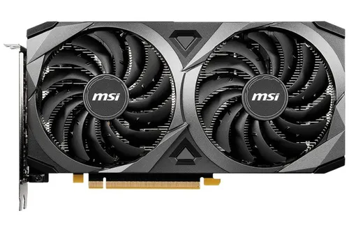 MSI Видеокарта Видеокарта/ VGA MSI NVIDIA GeForce RTX 3060 VENTUS 2X 12G OC 12GB, GDDR6/192-bit, PCIe 4.0, 1xHDMI 2.1, 3xDP, 2.5-slot 12 ГБ (GeForce RTX 3060 VENTUS 2X 12G OC)