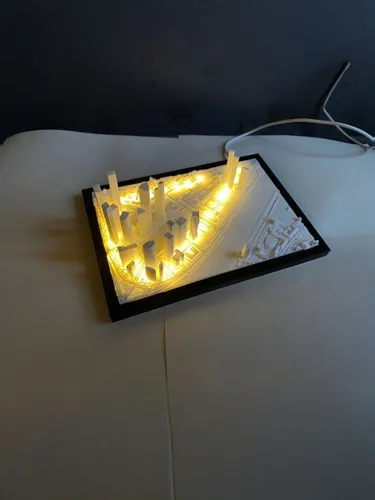 ночник "Moscow city"