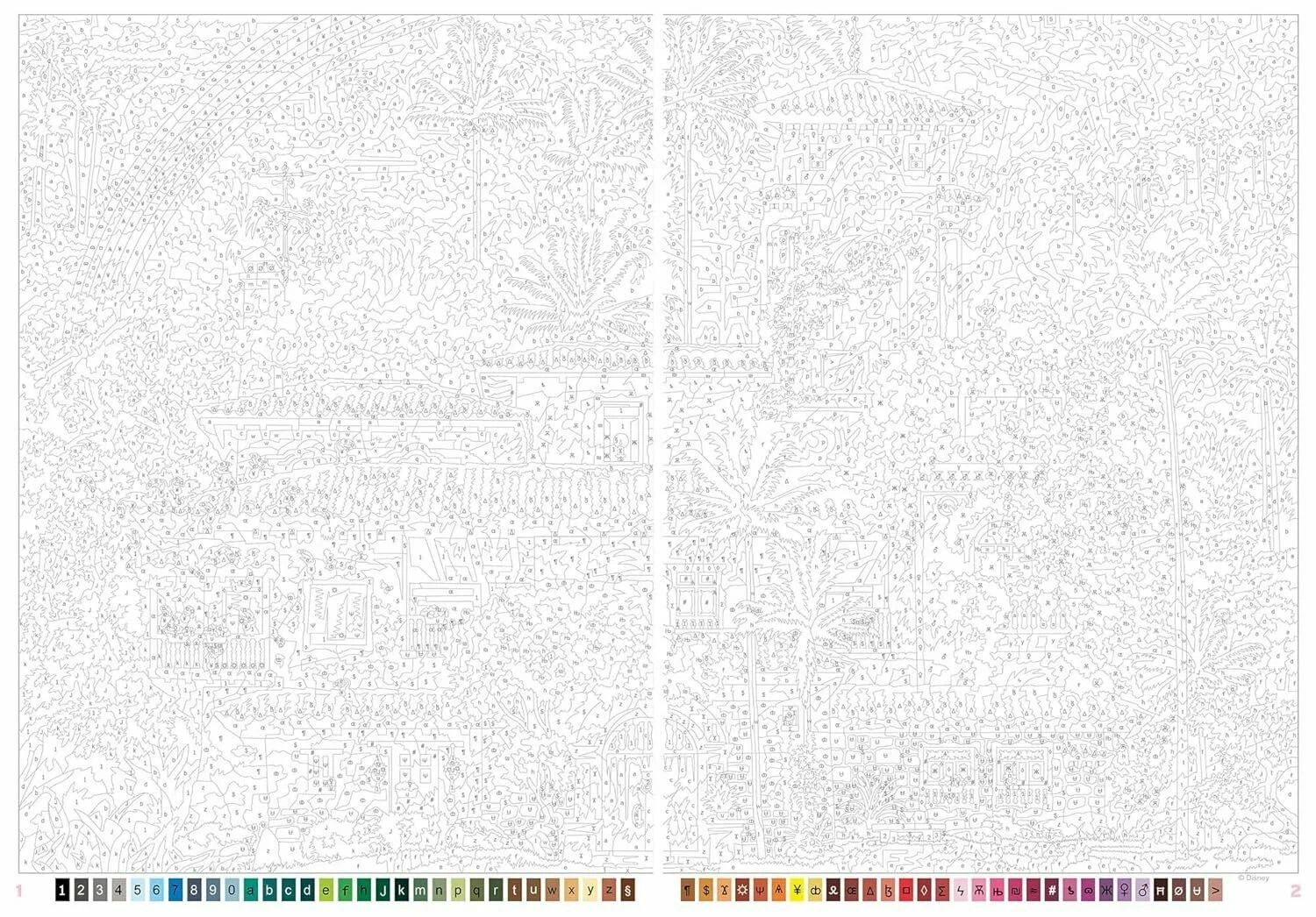 Раскраска по номерам Coloriages mysteres Disney - Les Grands classiques - Бемби, том 11, 128стр.