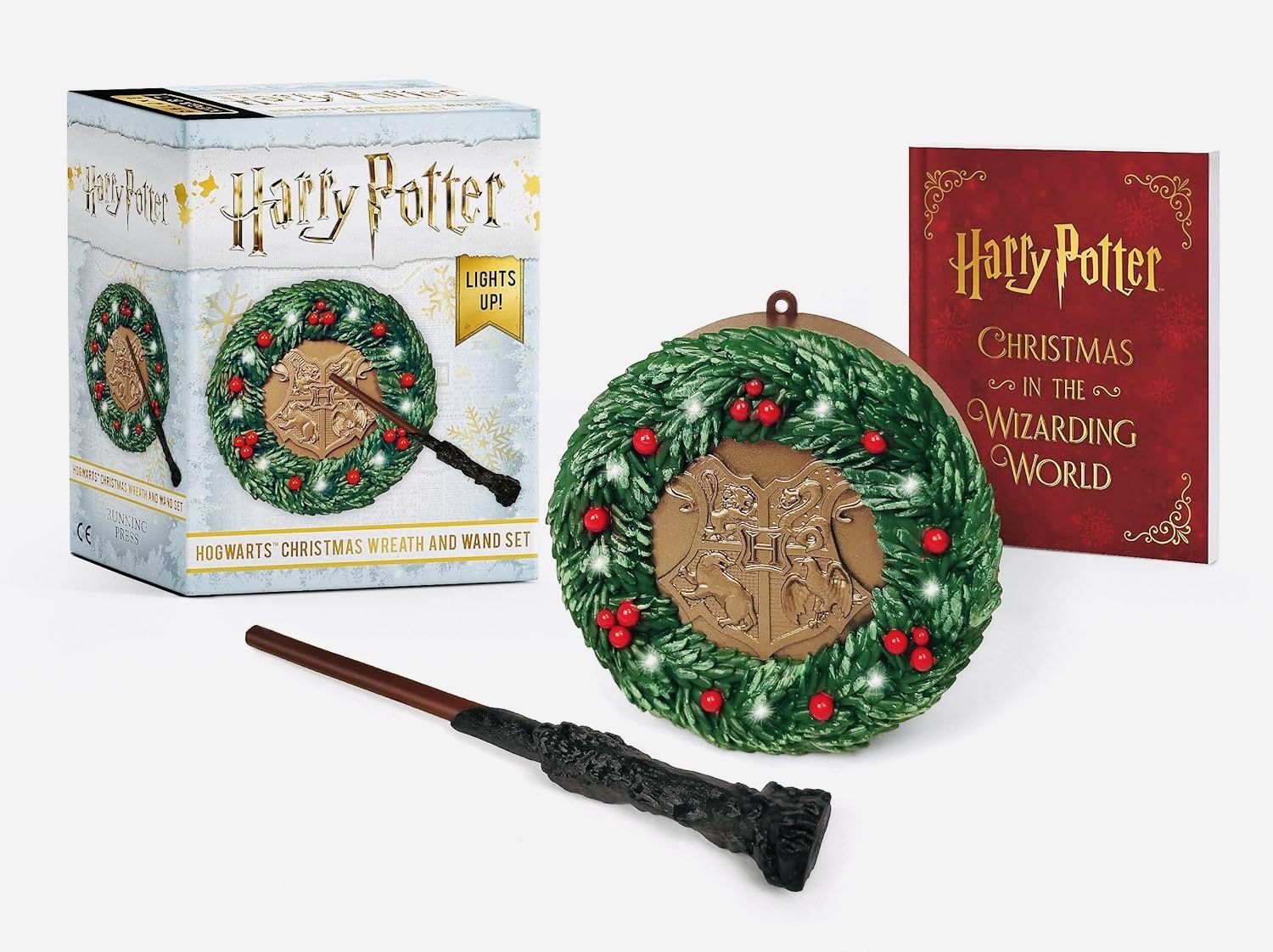Гарри Поттер Набор Harry Potter: Рождественский Венок Хогвартса и Волшебная Палочка: Светится! (RP Minis)