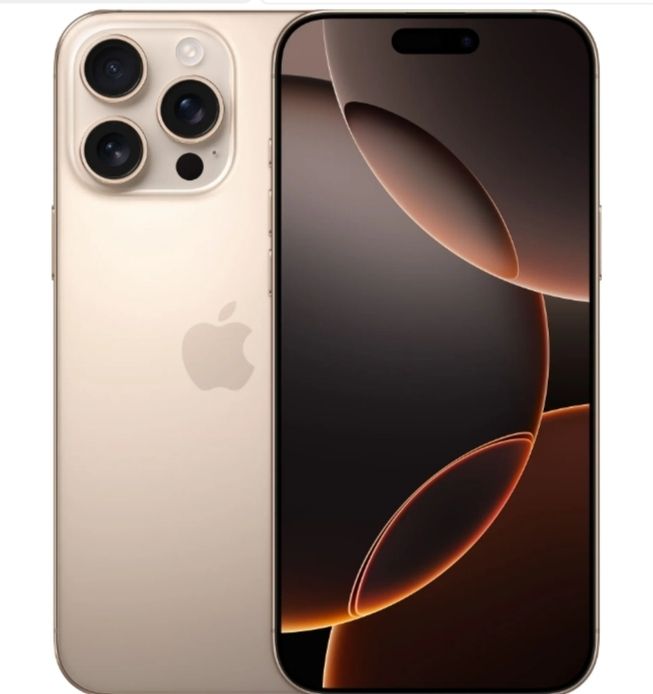 Apple Смартфон iPhone 16 Pro Max 8/1 ТБ, Nano-SIM, бежевый