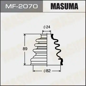Пыльникшрусавнутреннегоmazda6261.6-2.085>mf-2070masuma