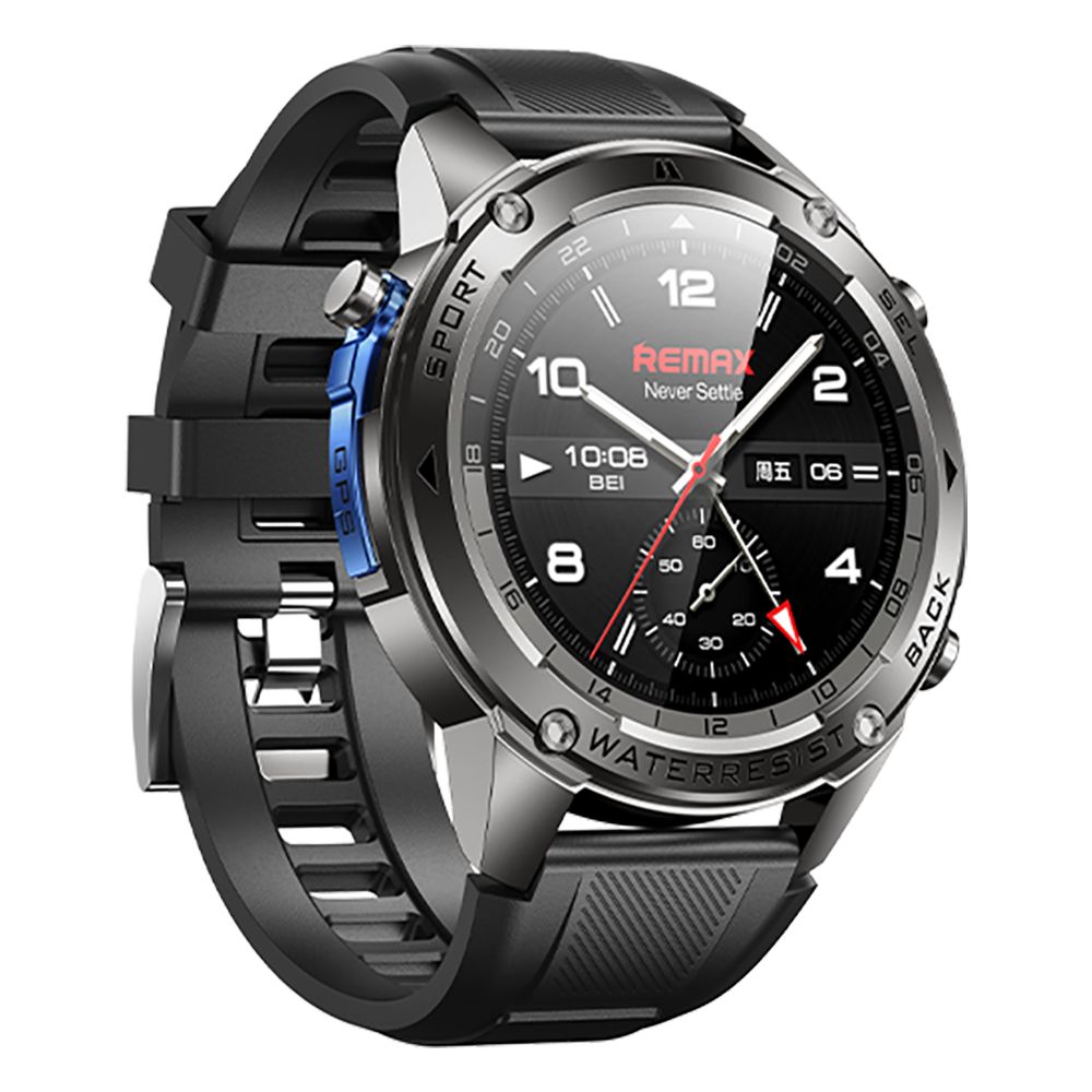 ЧасынаручныеЭлектронныеREMAXWATCH18Smartwatch,водонепроницаемыесGPS,мониторактивности(черный)