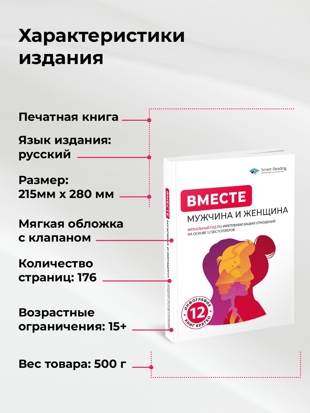 Вместе: МУЖЧИНА и ЖЕНЩИНА. Визуальный гид по укреплению ваших отношений на основе 12 бестселлеров | Together: Man and Woman. A Visual Guide to Strengthening Relationships - Ozon image 5