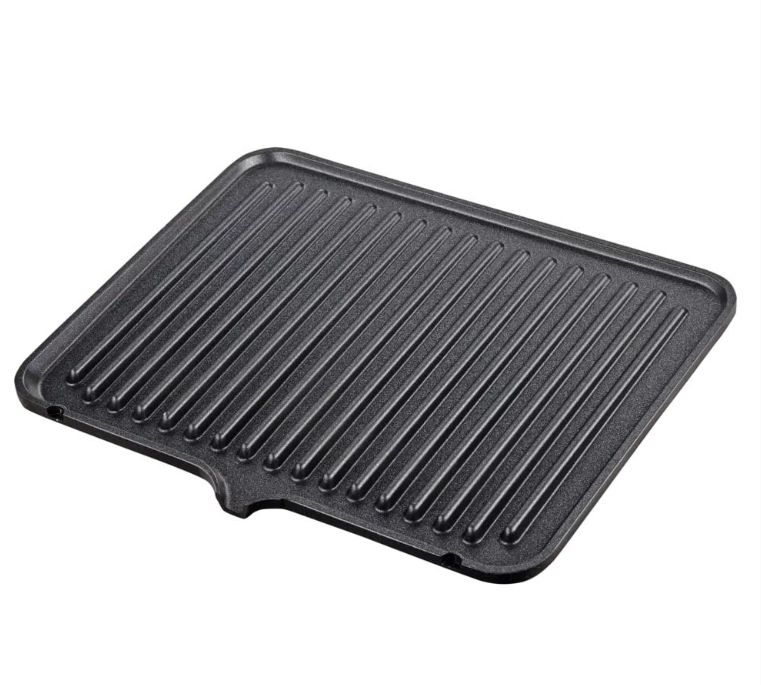 Рабочая панель рифлёная верхняя в сборе с ТЭНом 1000W для гриля Polaris PGP 0302 013938