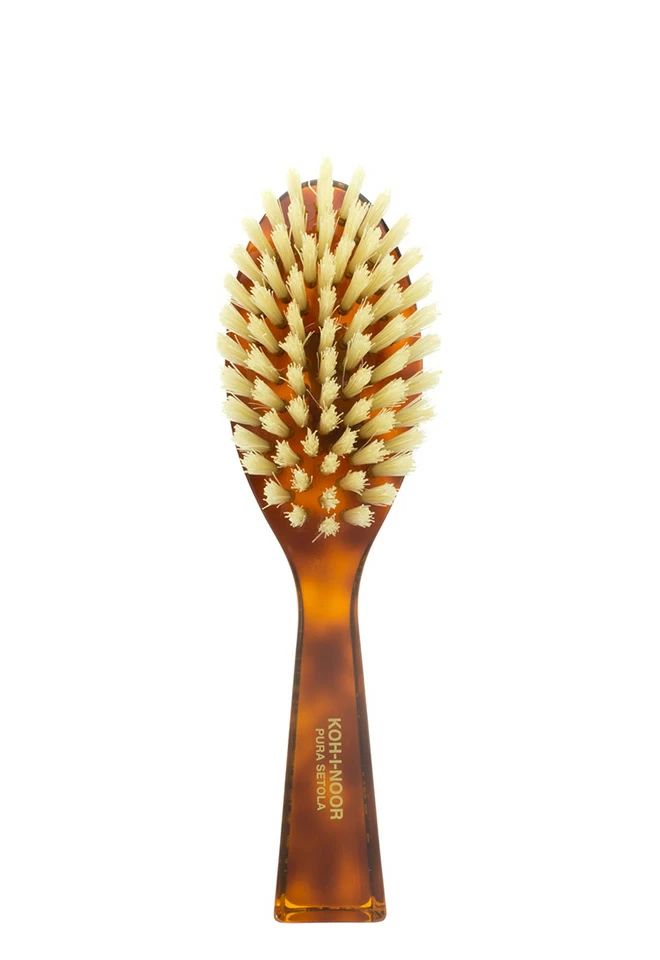 Spazzola Setolata Oval Medium - щетка для волос с натуральной щетиной мягкая средняя купить