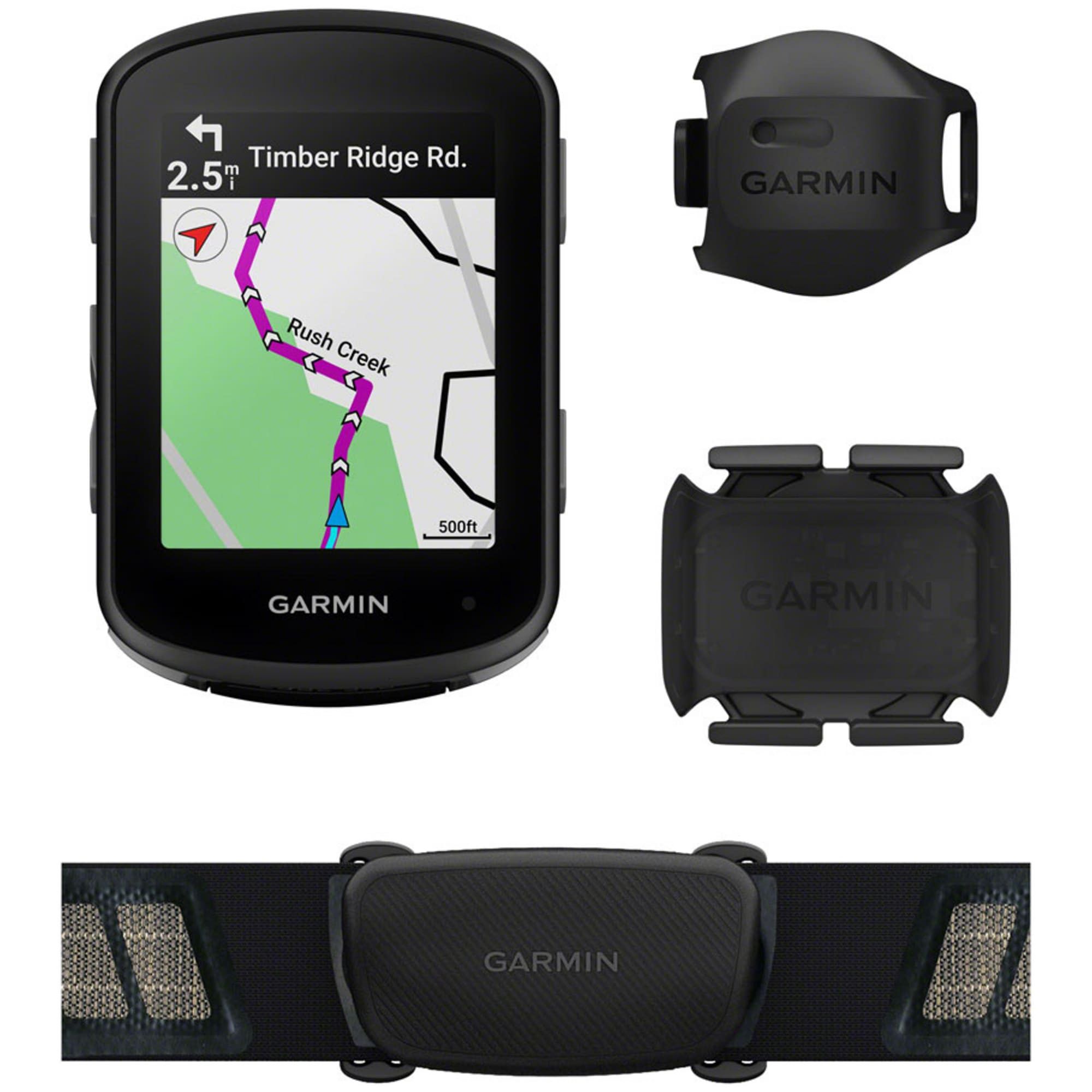 Велонавигатор Garmin Edge 540 Bundle, EU Central + West Bicycle GPS, с нагрудным датчиком, 010-02694-11