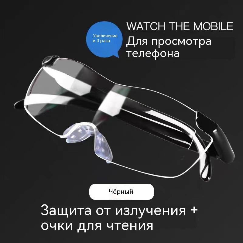 Лупа3-кратная,диаметр:100мм